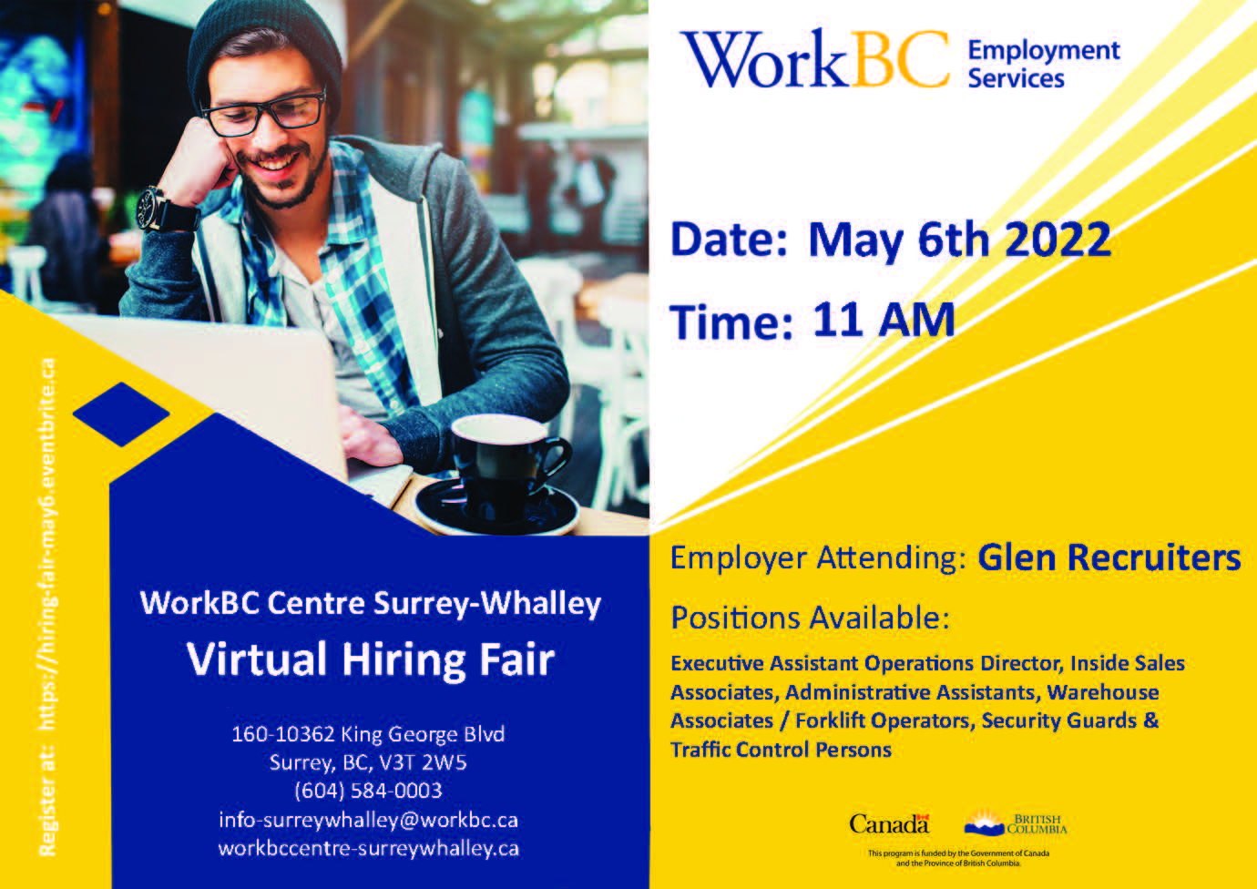 Virtual Hiring Fair with Glen Recruiters image