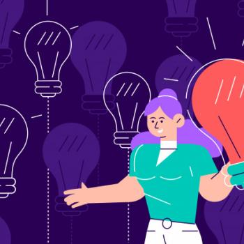 person holding lightbulb